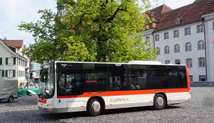 MAN Lion's City midi bus for St Gallenbus